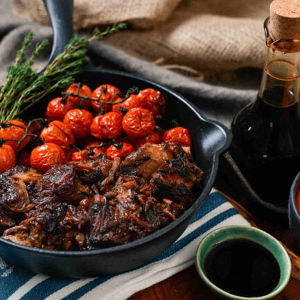 Slow Cooked Balsamic Brisket