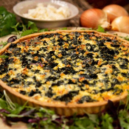 Spinach & Feta Quiche